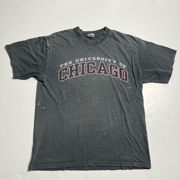 Vintage Shirts 55 Vintage 00s University Of Chicago Paint Splatter
